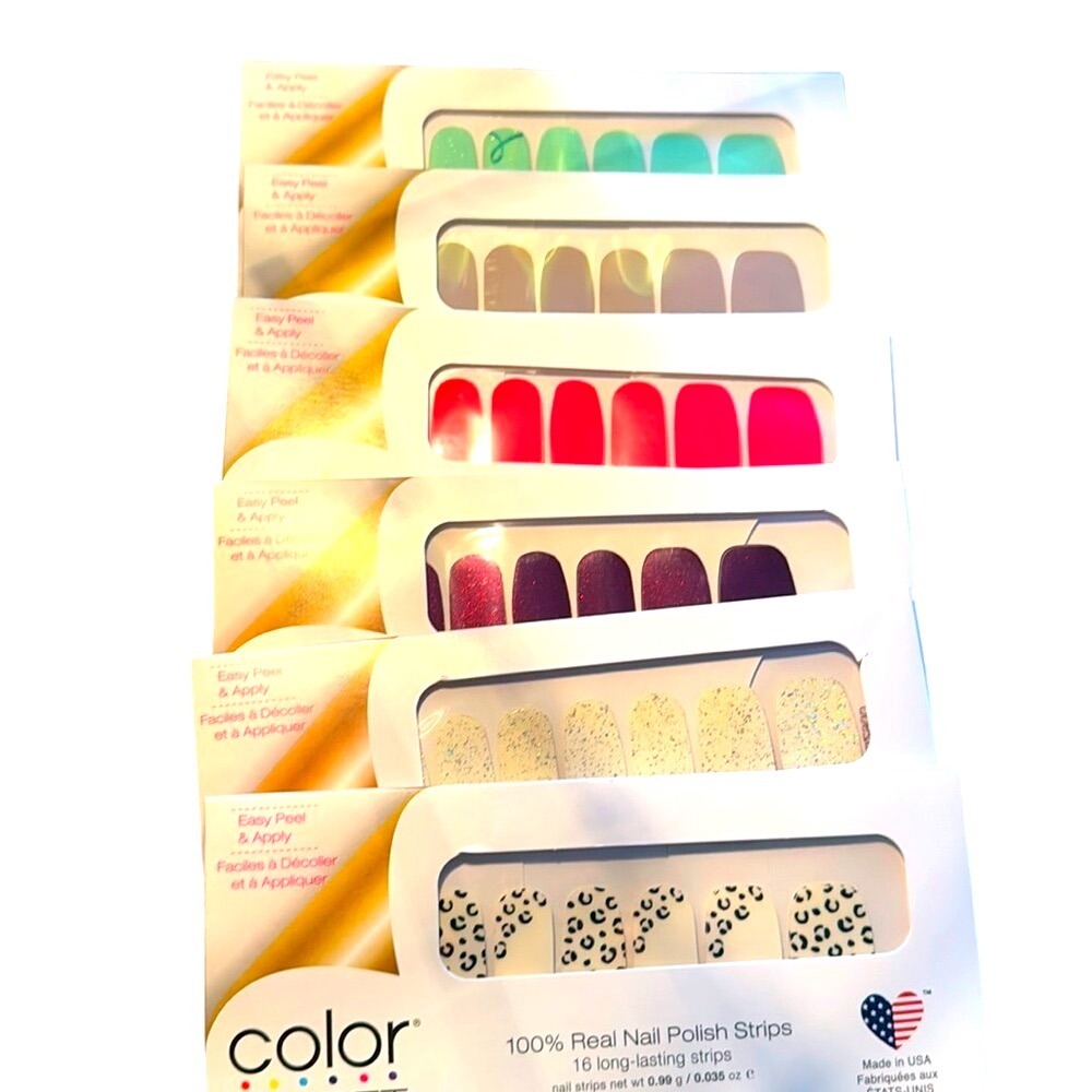 6 sets of‎ Retired Color Street Nail Polish Strips! 💅🏻